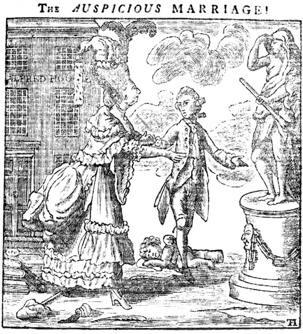 The Auspicious Marriage 1779 woodcut